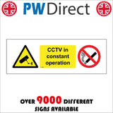 CT088 CCTV In Constant Operation No Smoking