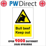 WT466 Bull Beef Keep Out