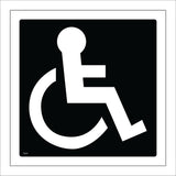 TS240 Disabled Logo Accessible Wheelchair