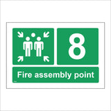 FS555 Fire Assembly Point 8