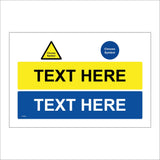 CC604 Text Symbol Blue Yellow Words Pick