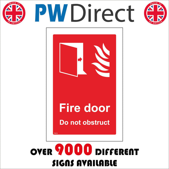FI413 Fire Door Do Not Obstruct