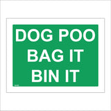 GG163 Dog Poo Bag It Bin It