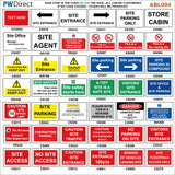 MU387 Danger Hazardous Area No Unauthorised Entry Report Office