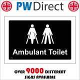 TS182 Male Female Ambulant Toilet