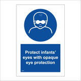 MA951 Protect Infants Eyes With Opaque Eye Protection