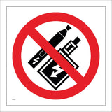 NS139 No Vaping E-Cigarettes Vapour Health