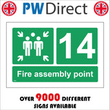 FS561 Fire Assembly Point 14