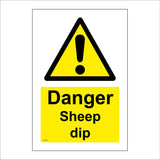 WT493 Danger Sheep Dip