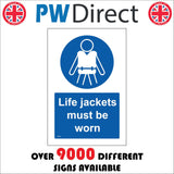 MA959 Life Jacket Must Be Worn