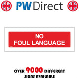 GG308 No Foul Language Potty Dirty Mouth Gutter Coarse Swear