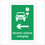 TR819 Electric Vehicle Charging Left Arrow