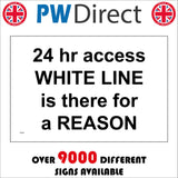 TR944 24 Hr Access White Line Is There For Reason
