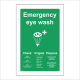 FS472 Emergency Eye Wash Check Irrigate Dispose