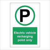 TR813 Electric Vehicle Recharging Point Only