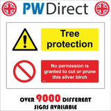 MU364 Tree Protection No Permission Granted To Cut Or Prune