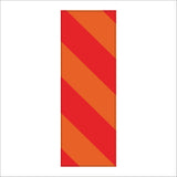 TR781 Red Orange Chevron Marker