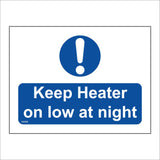 MA898 Keep Heater On Low At Night
