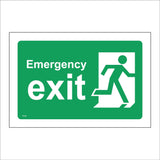FS393 Emergency Exit Right Running Man