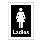 GG283 Ladies Toilet Womens Female Girls
