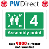 FS488 Fire Assembly Point 4