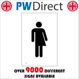 TS161 Trans Inclusive Toilet Black On White