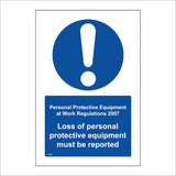 MA969 Personal Protective Equipment Work Regulations 2007