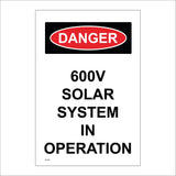 WT429 Danger 600v Solar System In Operation