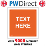 CC202E Orange Text Design Words Choice Bespoke Custom Individual