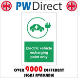 TR834 Electric Vehicle Recharging Point Only
