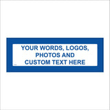 CC301B Your Words Choice Text Logo Photo Pics Custom Image