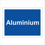 CS210 Aluminium Recycling Sign