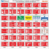 FS510 Fire Assembly Point Your Choice Here Custom Personalise