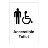TS155 Male Disabled Accessible Wheelchair Toilet