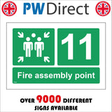 FS558 Fire Assembly Point 11