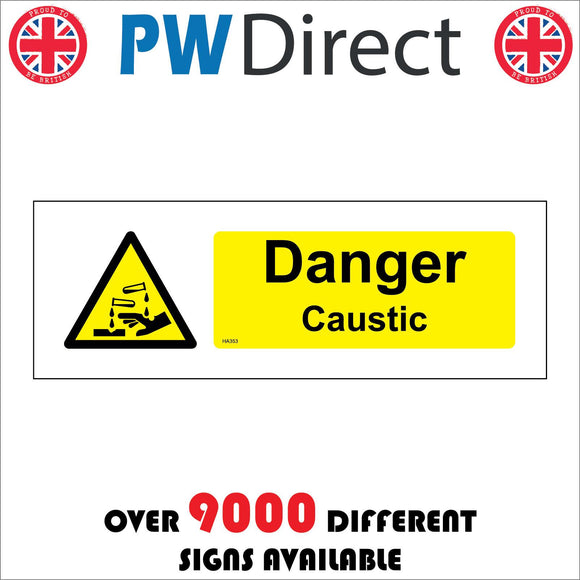 HA353 Danger Caustic