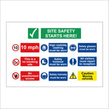 MU359 Site Safety Board Unauthorised Access Footwear PPE Speed