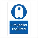 MA961 Life Jacket Required