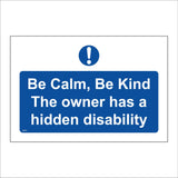 MB076 Be Calm Kind Owner Has Hidden Disability
