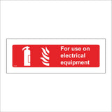 FI325 For Use On Electrical Equipment Fire Extinguisher Information
