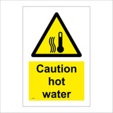 WT361 Caution Hot Water