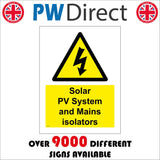 WT425 Solar PV System And Mains Isolators Energy Efficiency