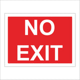 CS034 No Exit Sign