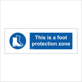 MB028 This Is A Foot Protection Zone