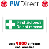 FS362 First Aid Book Do Not Remove