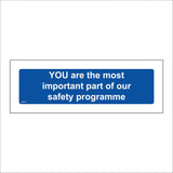 MB001 You Are The Most Important Part Of Our Safety Programme