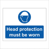 MB036 Head Protection Must Be Worn