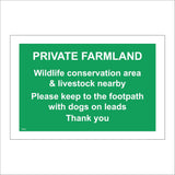 TR922 Private Farmland Wildlife Conservation Area Livestock