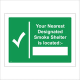 FS317 Nearest Designated Smoke Shelter Located Tick