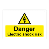 WT412 Danger Electric Shock Risk